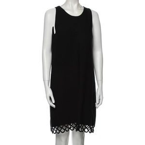 Milly Scoop Neck Sleeveless Shift Little Black Dress NWT